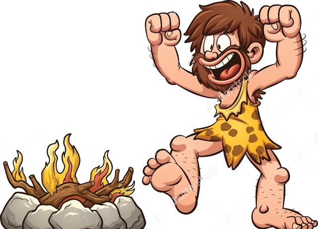 The discovery of fire!