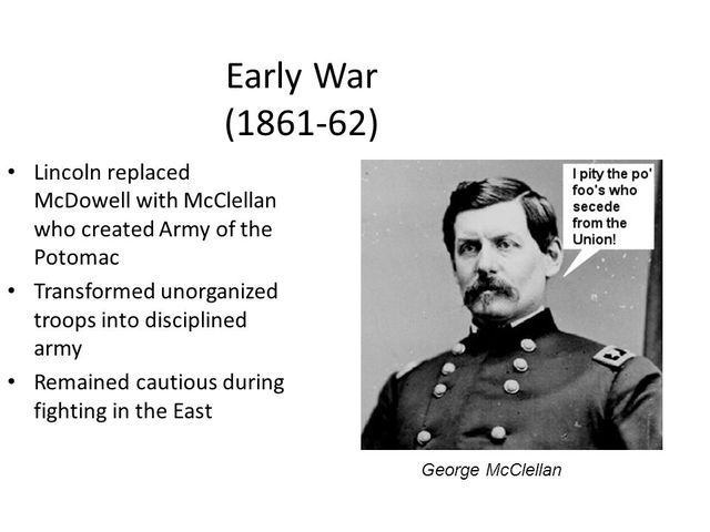 The replacement of McDowell