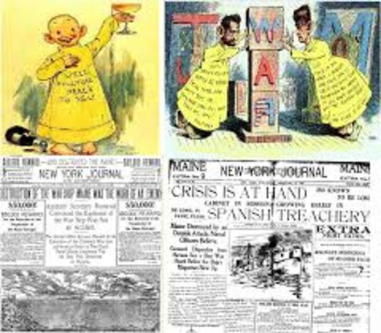 Yellow Press begun to shape American Public