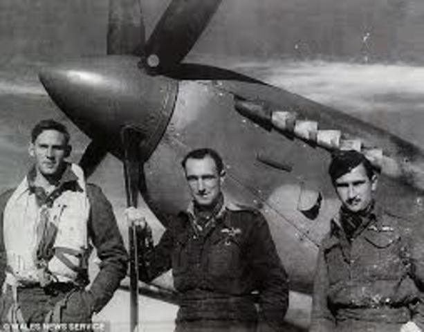 German Flying Ace Shot Down