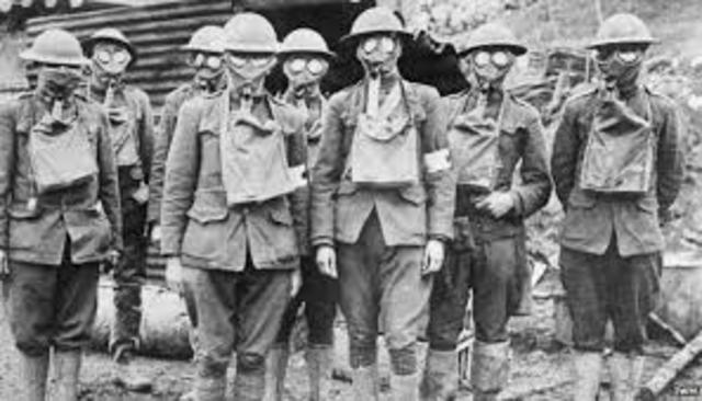 Large Scale use of Lethal Gases in World War 1