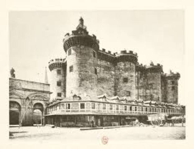 French Citizens  storm the Bastille