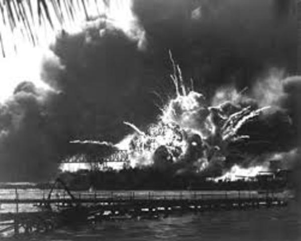 Pearl Harbor attacked by Japanese, US declares war on Japan