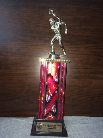 Winning my first squash tournament