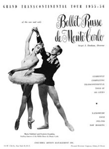 Start of a more Americanized Ballet Russe de Monte Carlo