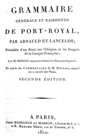 1660 (GRAMÁTICA FRANCESA)