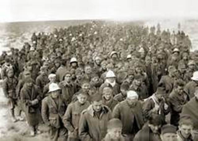 British and US forces defeat German and Italian armies in North Africa