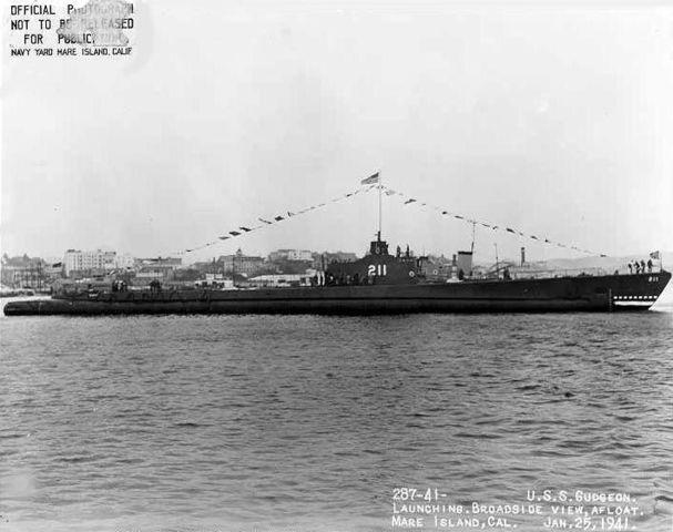1st Japanese Warship Sunk