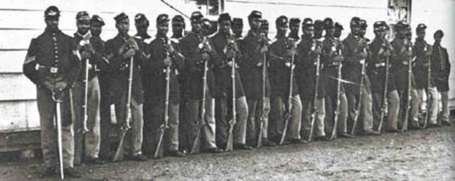 Black Slaves Enlisting