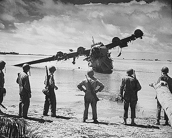 Two flying boats bomb Pearl Harbor