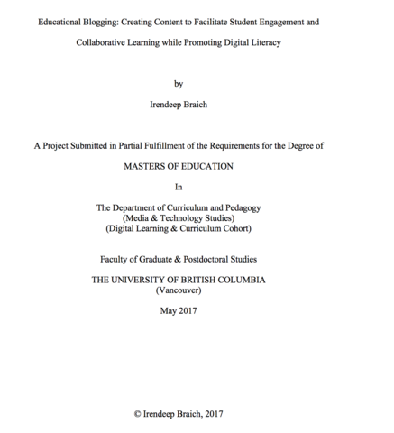 Submitted Final Paper for DLC Masters Inquiry Project