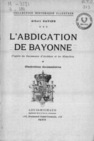 (2)Abdications of Bayonne