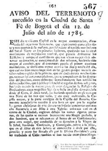 Gaceta de Santa Fe de Bogotá