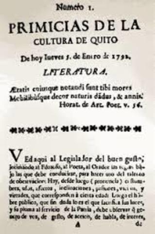 Primicias de la cultura de Quito