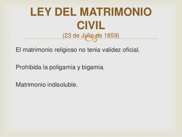 Ley del Matrimonio Civil