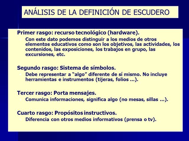 Definición Escudero