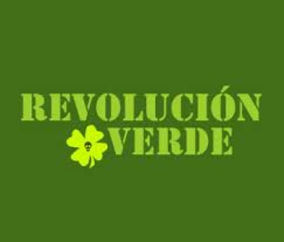Inicio de la "revolución verde" en la agricultura mundial.