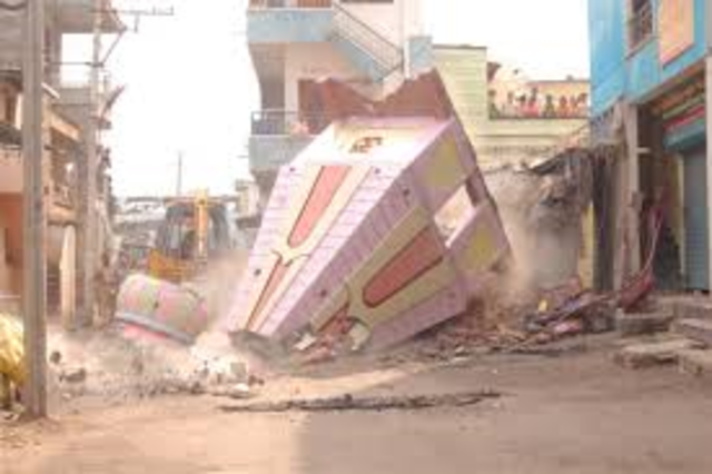 Demolishing the Indian Temples