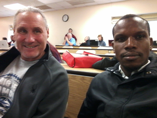 Visit at the Indiana Area High school