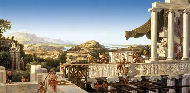 Construcción del Partenón