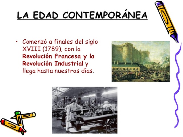 Edad contemporánea (1789-siglo XX-XXI)
