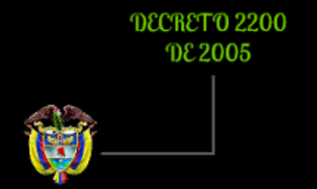 DECRETO 2200 DE 2005