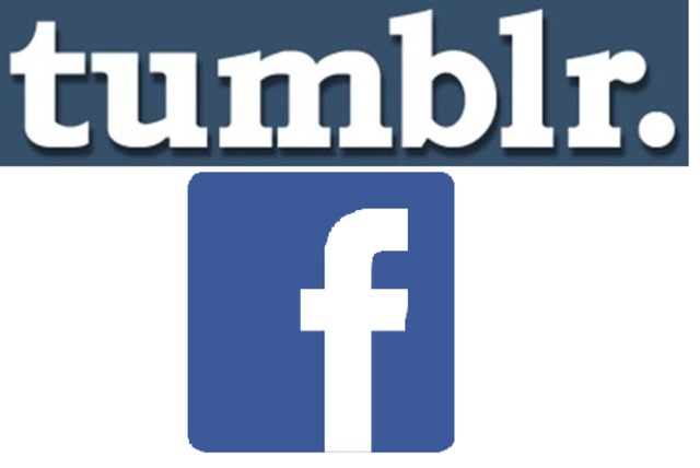 Tumblr, Facebook