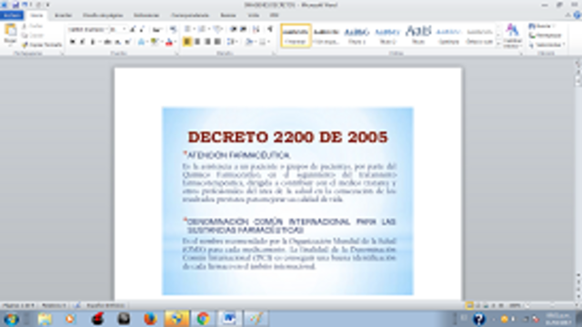 Decreto 2200 de 2005 Por el cual se reglamenta el servicio farmacéutico y se dictan otras actividades