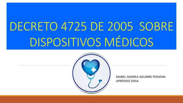 Decreto 4725 de 2005