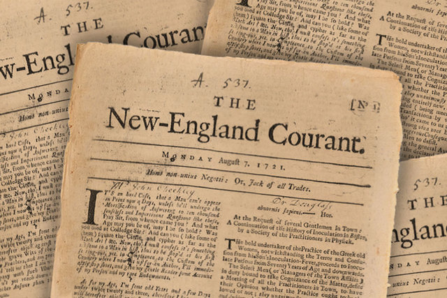 The New-England Courant, Boston