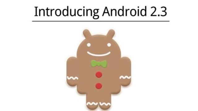 Выход Android 2.3 Gingerbread