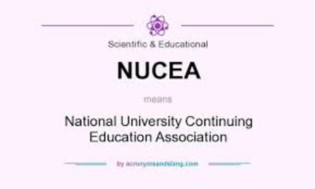 Se organiza  La National University Continuing Education Association (NUCEA) con el fin de coordinar los cursos por correspondencia de sus escuelas miembros (Usa)