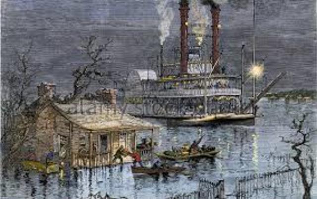 se va a St. Louis como aprendiz de un piloto fluvial