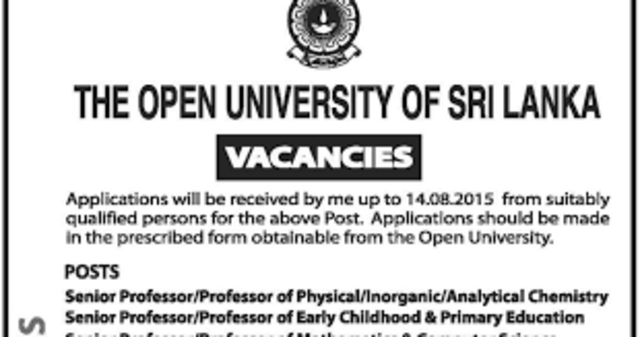 Se crea Sri Lanka Open University, (Sri Lanka)