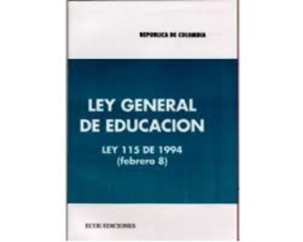 Se establece la enseñanza de la tecnología e informática en la ley  general de educación en el nivel de básica  (Colombia)
