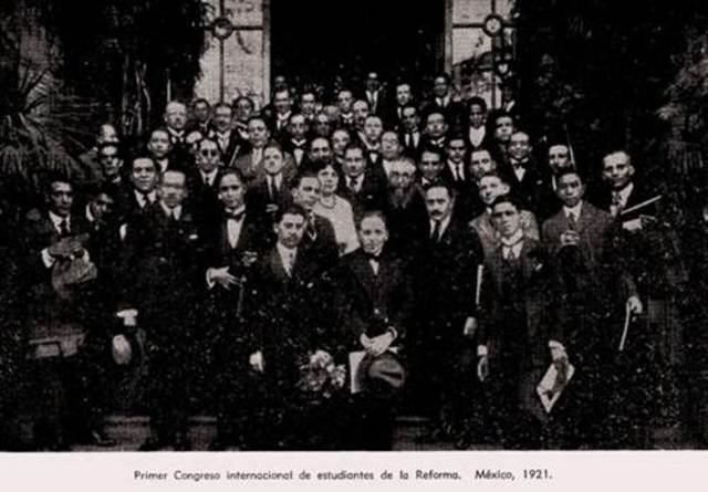 Primer congreso estudiantil en Mexico 1921