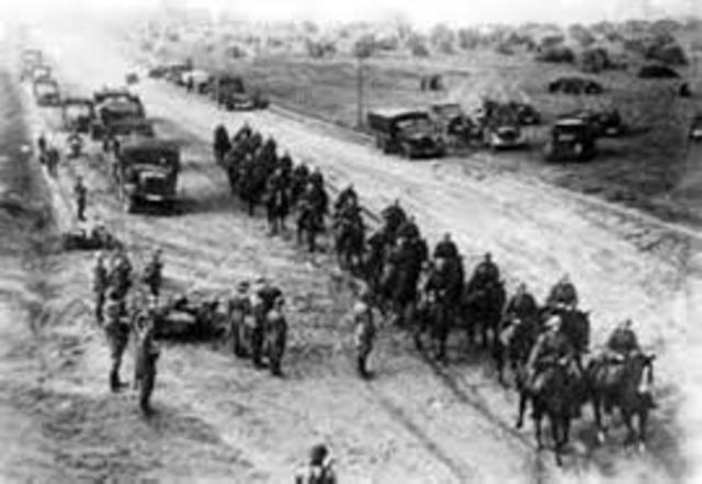 British and U.S. forces defeat German and Italian armies in North Africa
