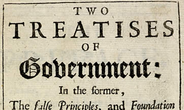John Locke's Two Treaties of Government Published in Europe