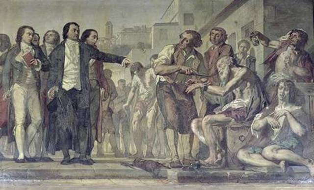 Phillippe Pinel (1745-1826).