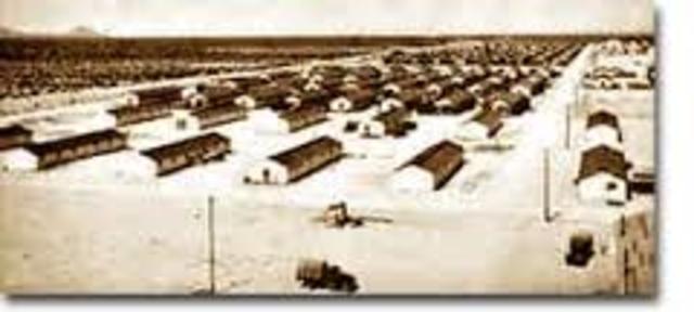 Japanese Americans interned in isolated camps