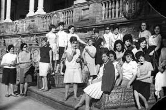 Creación de red, de grupos excursionistas de  jóvenes