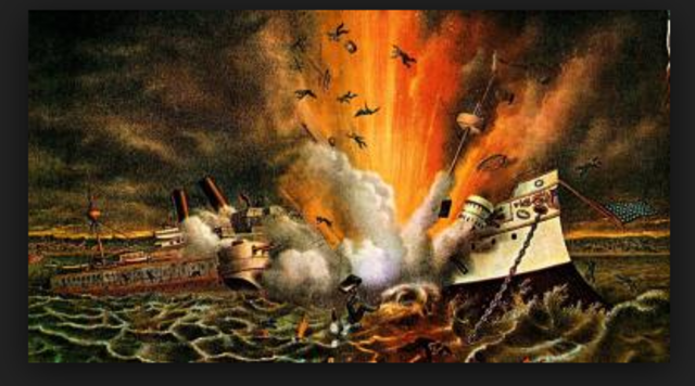 Explosion of the USS Maine