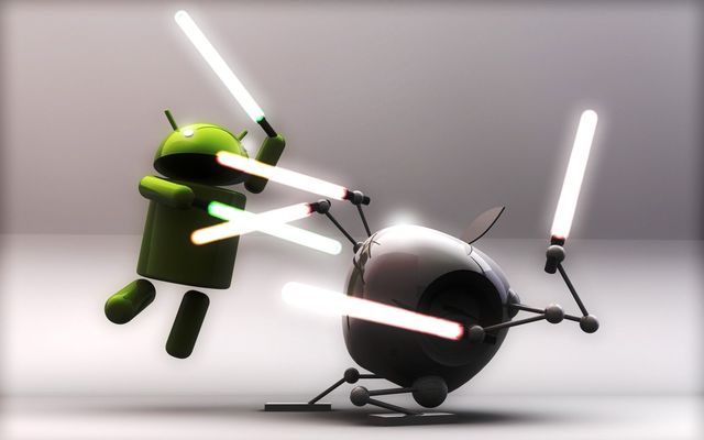 Apple y Android