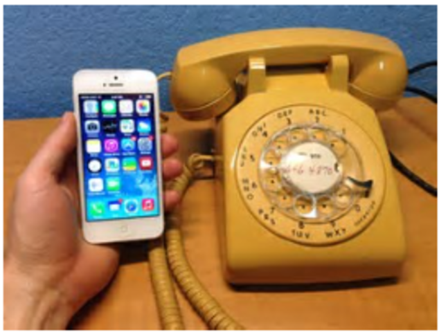 The phone both my parents had