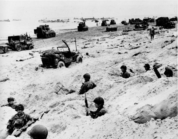 D-Day invasion of France at Normandy by Allies