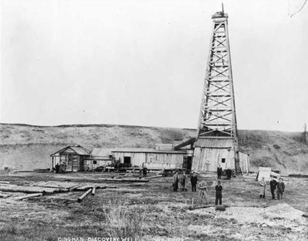 First Natural Gas Well Drilled in US
