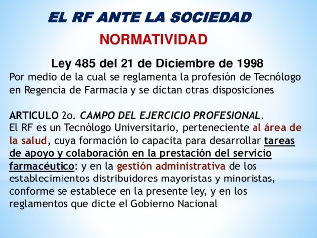 ley 485 del 21 de diciembre de 1998