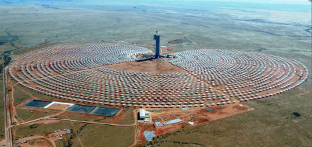 First Large Scale Solar-Thermal Power Plant