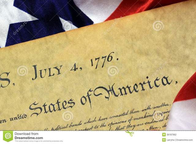 La déclaration d'indépendance