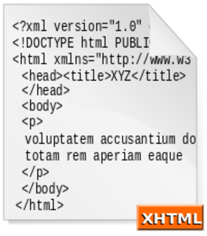 XHTML 1.0